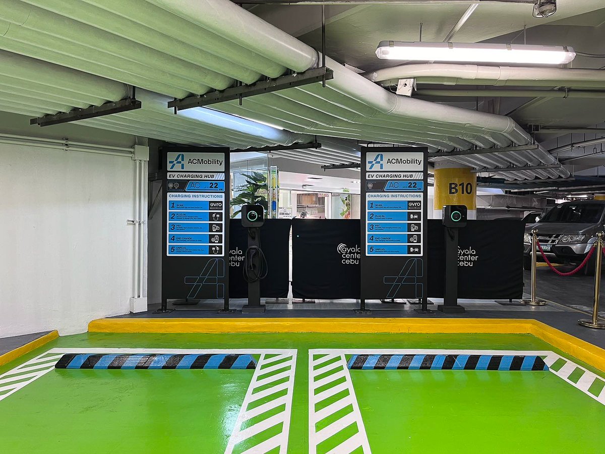 Time to charge: Ayala Center Cebu Charging Hub.